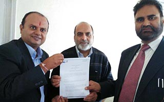 MOU Signing with KASHMIR UNIVERSITY - Jammu & Kashmir