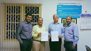 MOU Signing with NIT - Trichy, Tamil Nadu